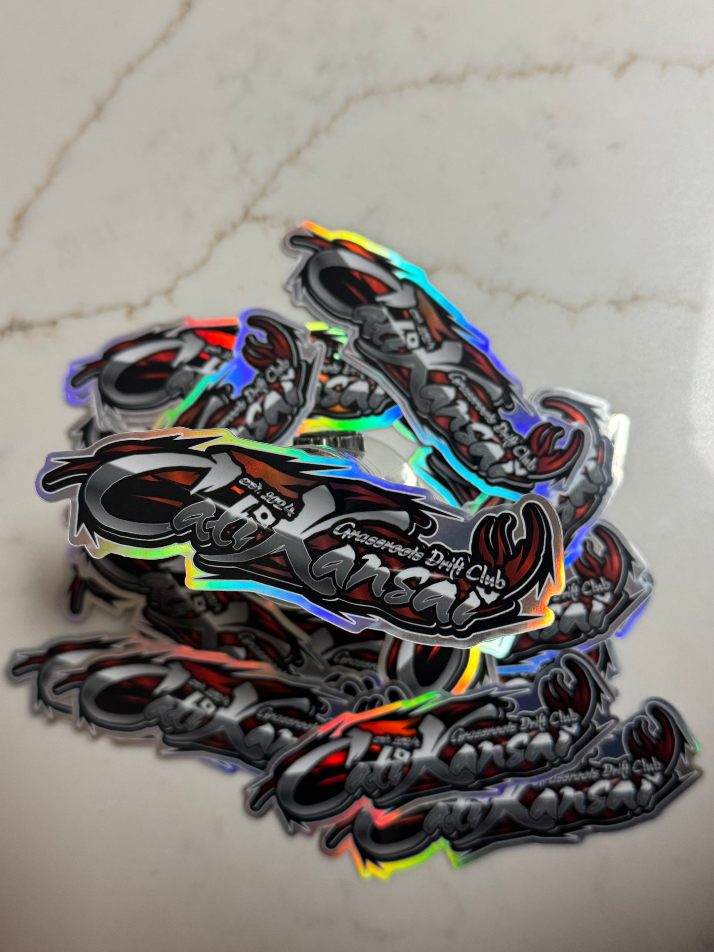 4.5x1.5 Holographic Sticker