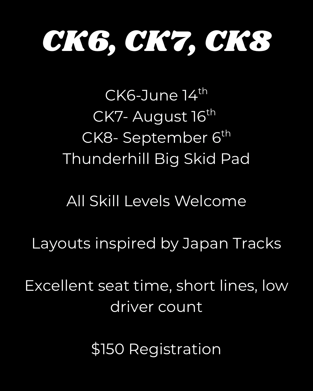 CK6 Driver Registration